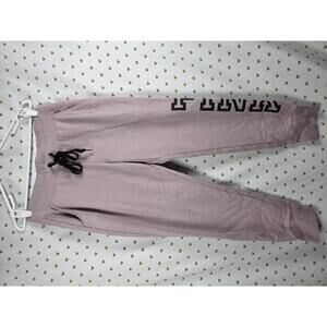 Victorias Secret PINK Rose Colored sweats Joggers Jogging pants medium